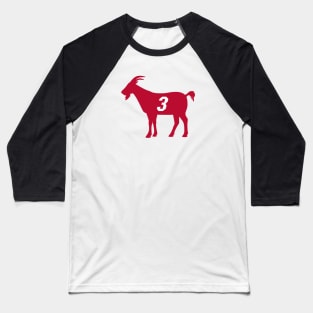 MIA GOAT - 3 - Black Baseball T-Shirt